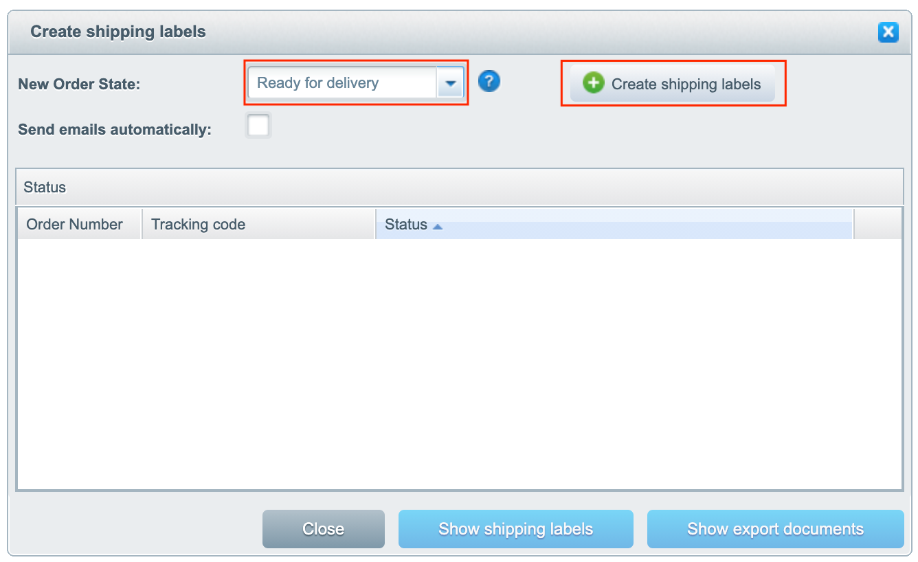 Create Multiple Shipping Labels at Once Pickware Shopware 5 Helpcenter